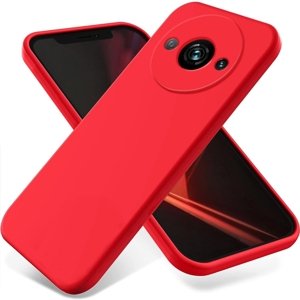 RUBBER Ochranný kryt pro Xiaomi Redmi A3 červený
