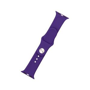 FIXED Silicone Strap Set for Apple Watch 38/40/41 mm, dark purple