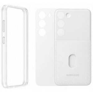 Samsung Ochranný kryt Frame pro Samsung Galaxy S23 White EF-MS911CWEGWW