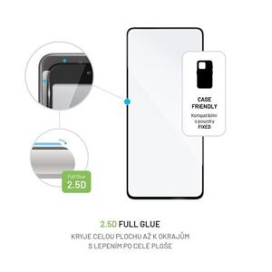 FIXED Full Cover 2,5D Tempered Glass for Xiaomi Redmi Note 12 Pro+ 5G, black FIXGFA-957-BK