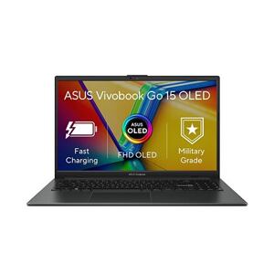 ASUS Vivobook Go 15 OLED/E1504FA/R5-7520U/15,6''/FHD/8GB/512GB SSD/AMD int/W11H/Black/2R E1504FA-OLED039W