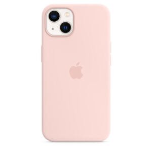 MM283ZM/A Apple Silikonový Kryt vč. Magsafe pro iPhone 13 Chalk Pink