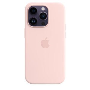 iPhone 14 Pro Max Silicone Case with MS-Chalk Pink MPTT3ZM/A