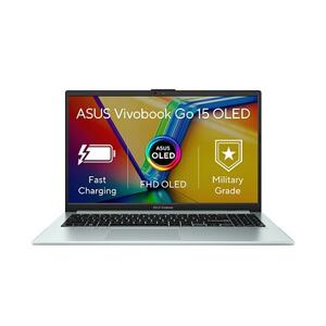ASUS Vivobook Go 15 OLED/E1504FA/R5-7520U/15,6''/FHD/8GB/512GB SSD/AMD int/W11H/Green Grey/2R E1504FA-OLED180W
