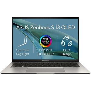 ASUS Zenbook S 13 OLED/UX5304/i5-1335U/13,3''/2880x1800/16GB/512GB SSD/Iris Xe/W11H/Gray/2R UX5304VA-OLED183W