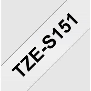 TZE-S151,průsvitná / černá, 24mm TZES151