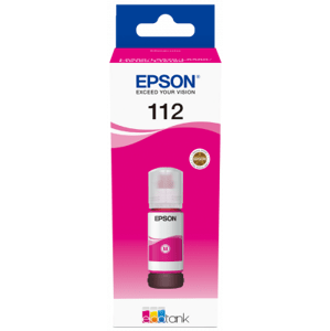 Epson 112 EcoTank Pigment Magenta ink bottle C13T06C34A