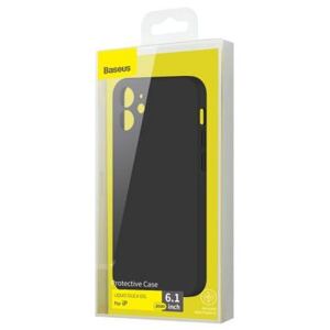 Baseus iPhone 12 case Liquid Silica Gel Black (WIAPIPH61N-YT01) WIAPIPH61N-YT01