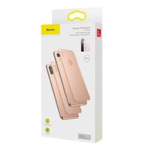 Baseus iPhone Xs 0.3 mm Full coverage curved T-Glass rear Protector White(SGAPIPH58-BM02) SGAPIPH58-BM02